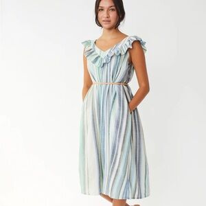 Matta Multicolor Striped Maxi Dress
